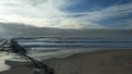 View of atlantic ocean from portuguese coast.