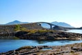 View of the Atlantic Road. Norway. Royalty Free Stock Photo