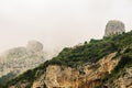 View of Atrani Hillside on the Amalfi Coast in Italy Royalty Free Stock Photo