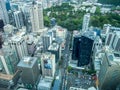 View of Auckland, New Zealand from the Sky Deck of Sky Tower Royalty Free Stock Photo