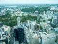 View of Auckland, New Zealand from the Sky Deck of Sky Tower