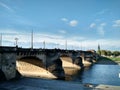 Augustus Bridge, Dresden Royalty Free Stock Photo
