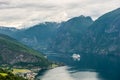 View of Aurlandsfjord, Norway Royalty Free Stock Photo