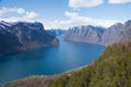 View of Aurlandsfjorden, Norway Royalty Free Stock Photo