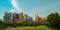 View of Austin park, Texas in USA downtown skyline. Royalty Free Stock Photo