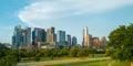 View of Austin park, Texas in USA downtown skyline. Royalty Free Stock Photo