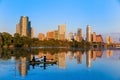 View of Austin, Texas downtown Royalty Free Stock Photo