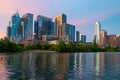 View of Austin, Texas in USA downtown skyline. Royalty Free Stock Photo