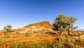 View of the Australian outback during a solo road trip