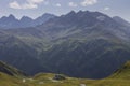 View on Austrian Alps from the Hochtor pass Royalty Free Stock Photo