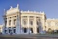 View of the austrian national theater Burgtheater in Vienna.