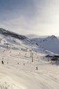 View of the Austrian ski resort Ischgl