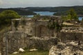 View from the Austro-Hungarian fort `Verudela` to the Adriatic Sea in Pula, Croatia.