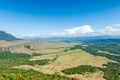 View of the Auyantepui. La Gran Sabana plain at kamarata valley Royalty Free Stock Photo