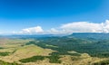 View of the Auyantepui. La Gran Sabana plain at kamarata valley Royalty Free Stock Photo