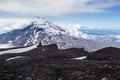 View from Avachinsky volcano to Koryaksky volcano, Kamchatka