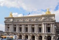 View of the Avenue de l Opera with the Palais Garnier opera. O Royalty Free Stock Photo