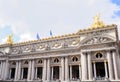 View of the Avenue de l Opera with the Palais Garnier opera. On Royalty Free Stock Photo