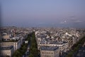 View on Avenue des Champs-Elysees Royalty Free Stock Photo