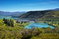 View of Aviemore Dam, Waitaki River