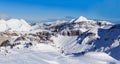 View of the Avoriaz, Portes du Soleil Royalty Free Stock Photo