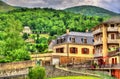 View of Ax-les-Thermes town - France