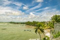 View of Axim and fishing area in Ghana