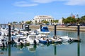 View of Ayamonte marina, Spain.