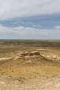 Ayaz Kala desert castle in the Kyzylkum Desert in Northern Uzbekistan, Central Asia