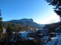 View of Babji Zob mountain at the edge of Jelovica plateau Royalty Free Stock Photo