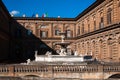 View of back facade of Palazzo Pitti in Florence, Italy Royalty Free Stock Photo