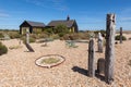 Jarman`s Prospect Cottage in Dungeness.