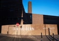 View of the back of Tate Modern museum.