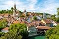 Baden town in Aargau, Switzerland