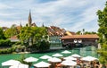 Baden town in Aargau, Switzerland Royalty Free Stock Photo