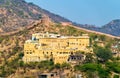 View of Badrinath Temple in Amer near Jaipur, India Royalty Free Stock Photo