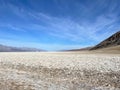 View of Badwater Basin from Dante. Death Valley, California.