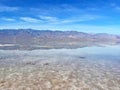 View of Badwater Basin from Dante. Death Valley, California,