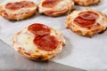 bagel pizzas