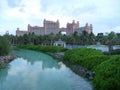 The view of the Bahamas hotel and tourist areas beautiful riverside walkway Royalty Free Stock Photo