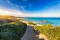 View of Baia dei Turchi, Puglia region, Italy. Turkish Bay (or Baia dei Turchi)