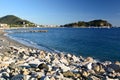 View of Baia delle Favole at summer. Sestri Levante. Liguria, Italy