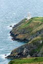 View of the Baily lighthouse on Howth Head in Dublin, Ireland Royalty Free Stock Photo