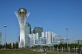 A view of the BAITEREK tower in Astana