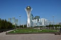 A view of the BAITEREK tower in Astana