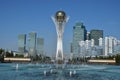 A view of the BAITEREK tower in Astana Royalty Free Stock Photo