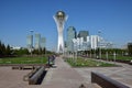 A view of the BAITEREK tower in Astana