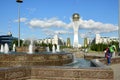 A view of the BAITEREK tower in Astana