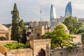 View of Baku skyline from Palace of the Shirvanshahs, Azerbaij