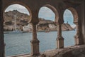 View of the Balaklava bay from the ruins of a Genoese fortress.